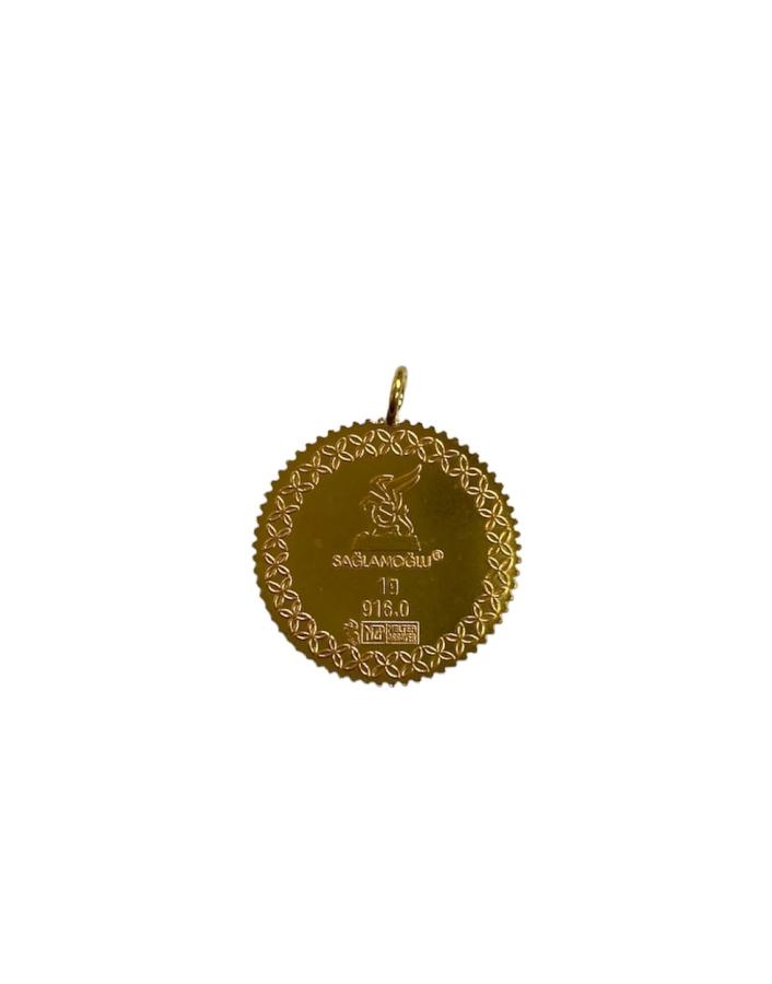 1,00 Gram 22 Ayar Altın
