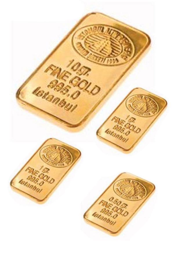 12,5 Gram 24 Ayar Külçe Altın