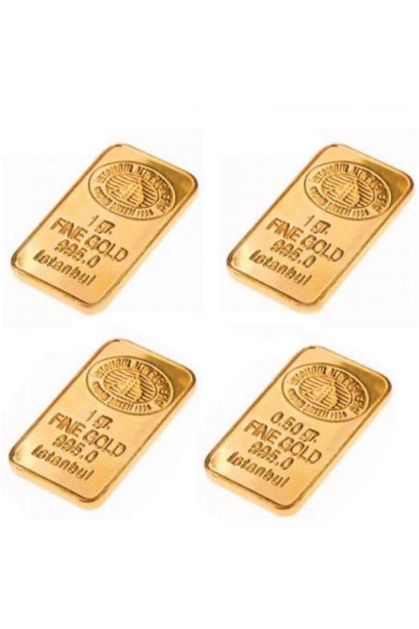 4,5 Gram 24 Ayar Külçe Altın