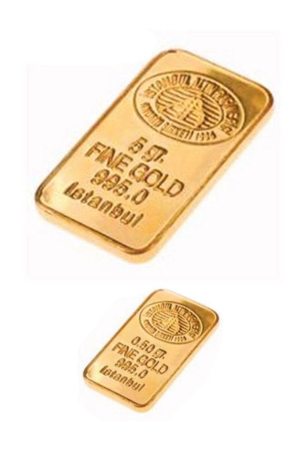 5,5 Gram 24 Ayar Külçe Altın
