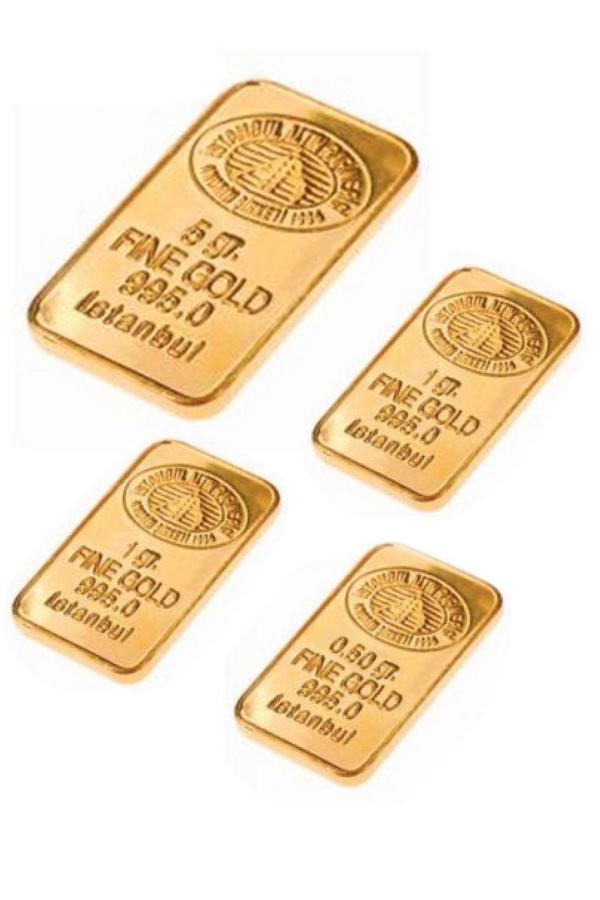 7,5 Gram 24 Ayar Külçe Altın