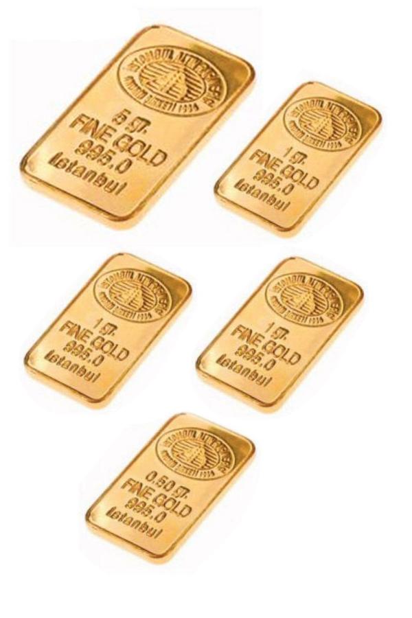 8,5 Gram 24 Ayar Külçe Altın