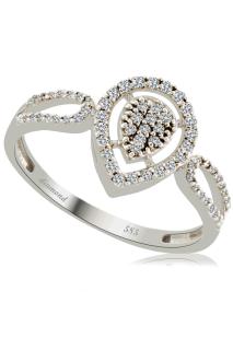 Cigold 14 Ayar Pırlanta Yüzük OA-PYZK900023