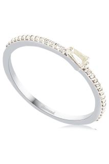 Cigold 14 Ayar Tektaş Pırlanta Yüzük OA-PYZK9000031