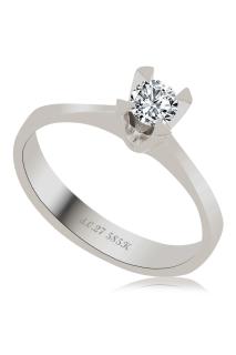 Cigold 14 Ayar Tektaş Pırlanta Yüzük OA-RNG-096