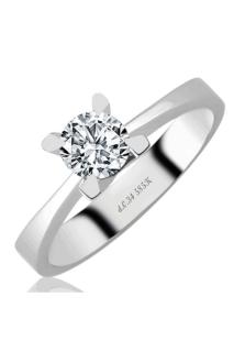 Cigold 14 Ayar Tektaş Pırlanta Yüzük OA-RNG-108