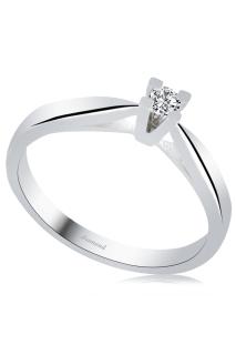 Cigold 14 Ayar Tektaş Pırlanta Yüzük OA-RNG0000122