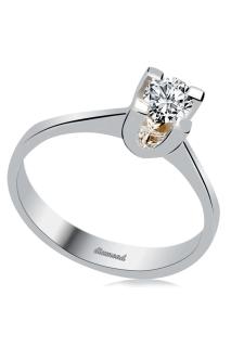 Cigold 14 Ayar Tektaş Pırlanta Yüzük OA-RNG0000126