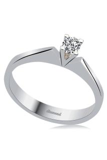 Cigold 14 Ayar Tektaş Pırlanta Yüzük OA-RNG0000131