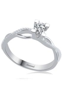 Cigold 14 Ayar Tektaş Pırlanta Yüzük OA-RNG0000133