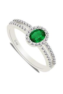 Cigold 18 Ayar Pırlanta Yüzük OA-PYZK900003