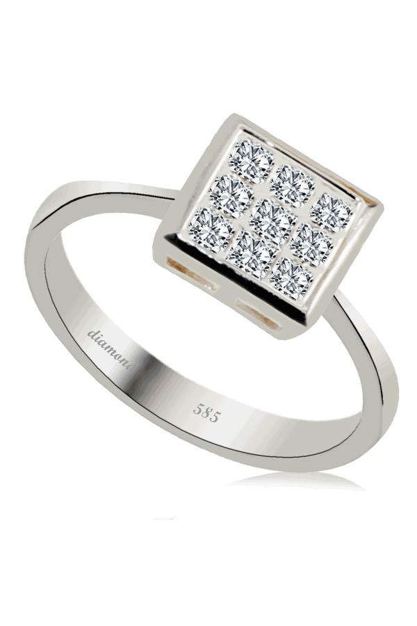 Cigold 18 Ayar Pırlanta Yüzük OA-PYZK900024