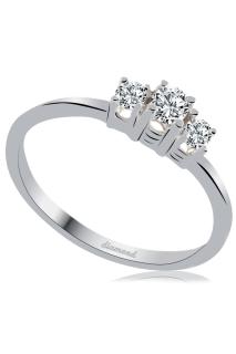 Cigold 18 Ayar Tria Pırlanta Yüzük OA-PYZK9000028