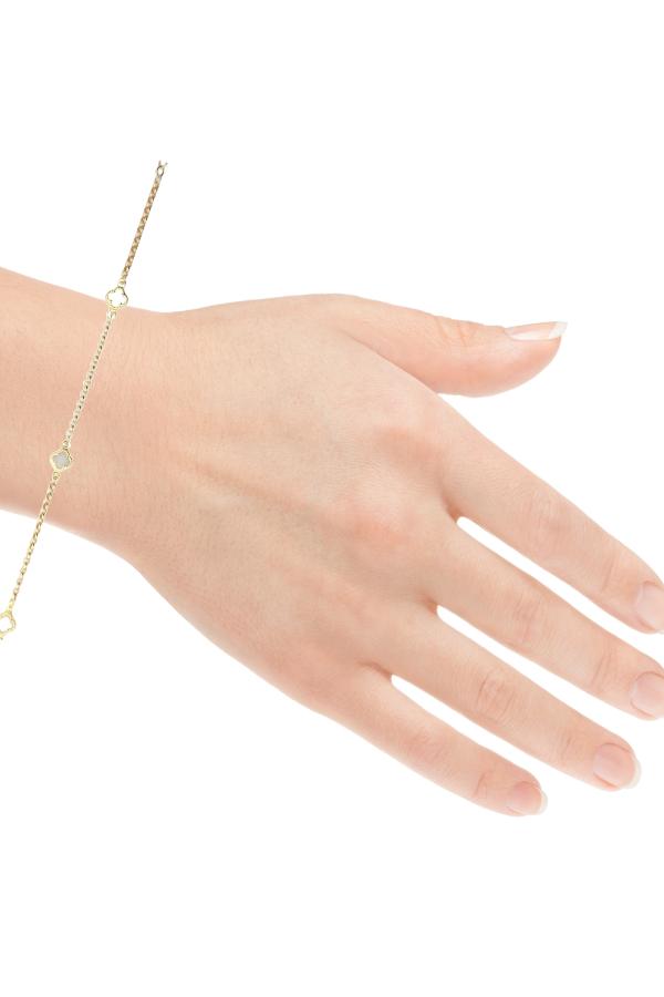 Cigold Taşlı Bileklik 14 Ayar Altın 1.85 Gr OA-C11801029243