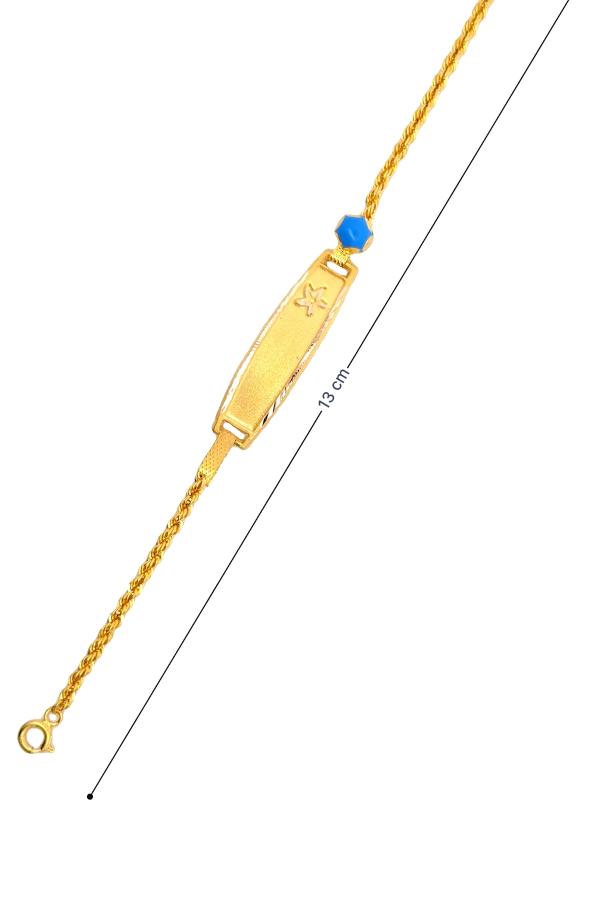 Cigold Taşlı Çocuk Bileklik 14 Ayar Altın 1.50 Gr OA-C11303029263
