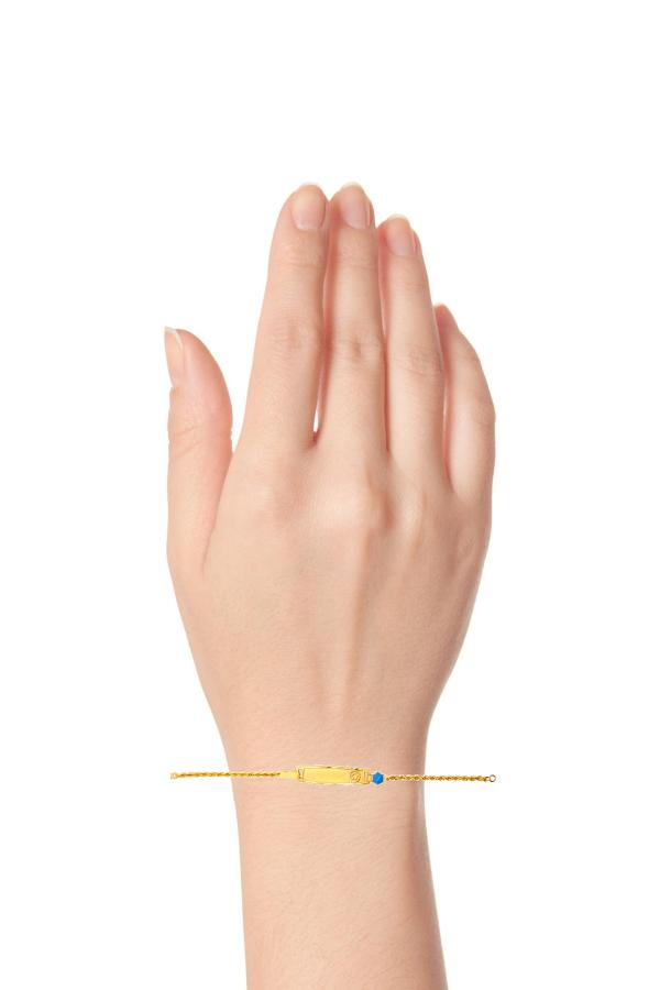 Cigold Taşlı Çocuk Bileklik 14 Ayar Altın 1.54 Gr OA-C11303029259