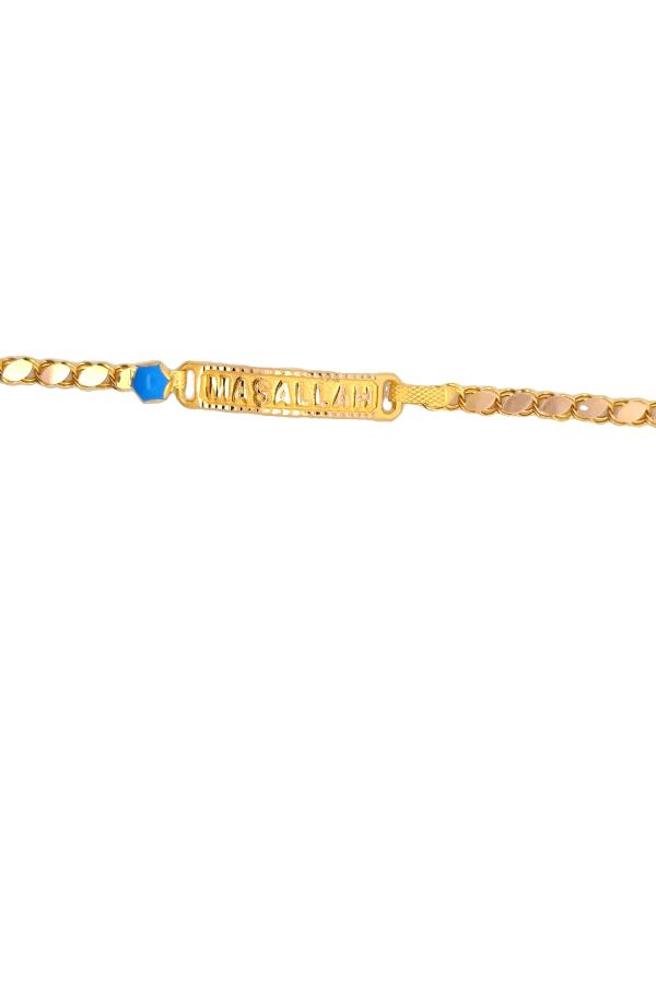 Cigold Taşlı Çocuk Bileklik 14 Ayar Altın 1.75 Gr OA-C11203029249