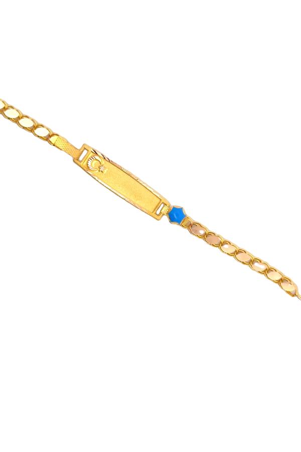 Cigold Taşlı Çocuk Bileklik 14 Ayar Altın 1.83 Gr OA-C11303029265