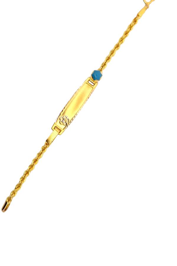 Cigold Taşlı Çocuk Bileklik 14 Ayar Altın 1.85 Gr OA-C11203029268
