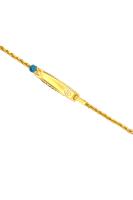 Cigold Taşlı Çocuk Bileklik 14 Ayar Altın 1.85 Gr OA-C11203029268