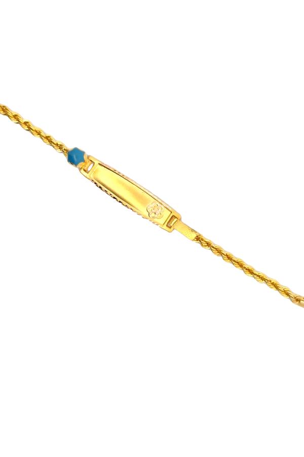 Cigold Taşlı Çocuk Bileklik 14 Ayar Altın 1.85 Gr OA-C11203029268
