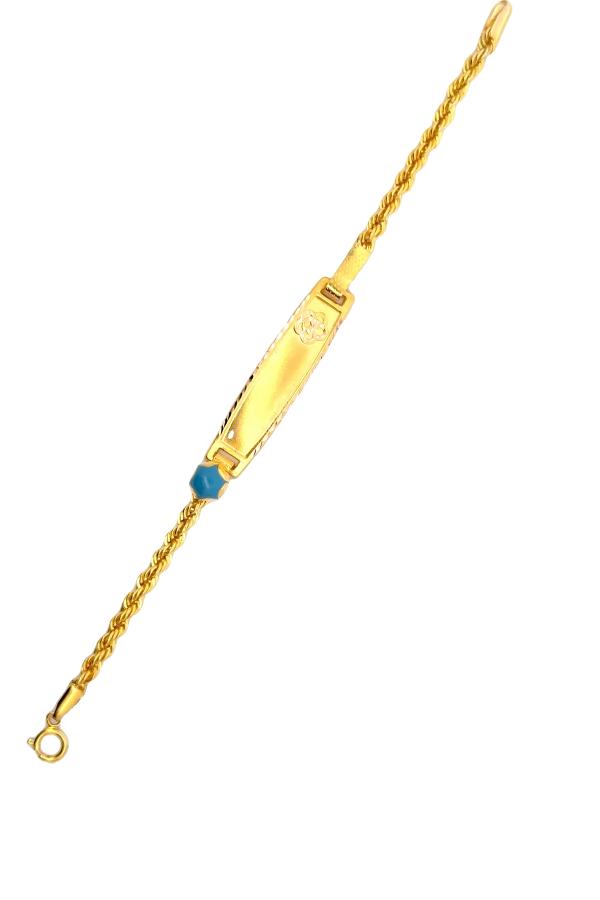 Cigold Taşlı Çocuk Bileklik 14 Ayar Altın 1.85 Gr OA-C11203029268