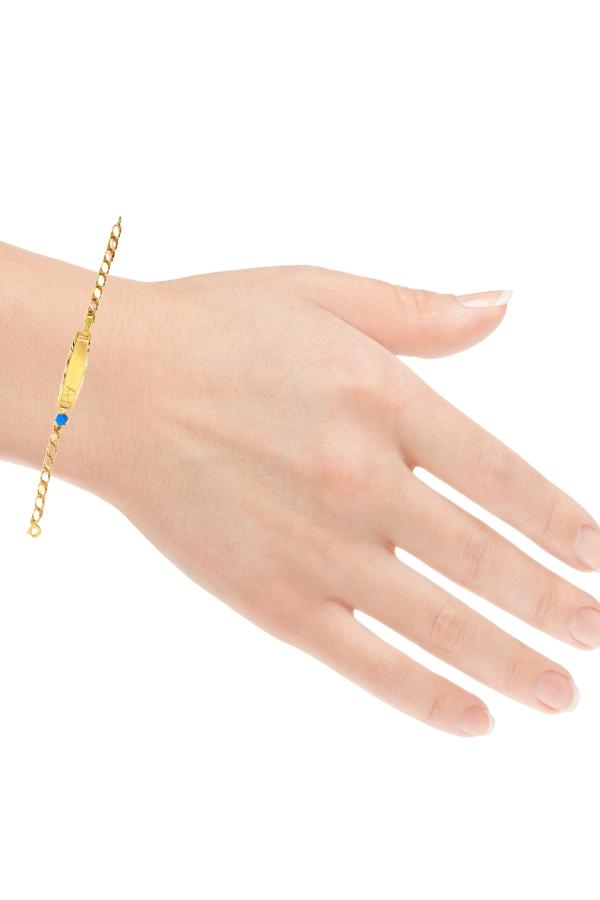 Cigold Taşlı Çocuk Bileklik 14 Ayar Altın 1.88 Gr OA-C11203029257
