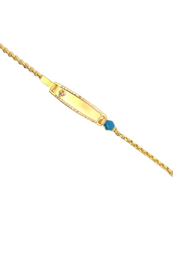 Cigold Taşlı Çocuk Bileklik 14 Ayar Altın 1.90 Gr OA-C11303029269