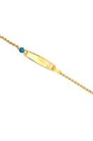 Cigold Taşlı Çocuk Bileklik 14 Ayar Altın 1.90 Gr OA-C11303029269