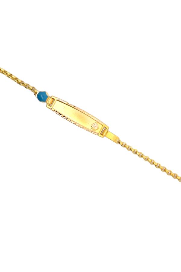 Cigold Taşlı Çocuk Bileklik 14 Ayar Altın 1.90 Gr OA-C11303029269