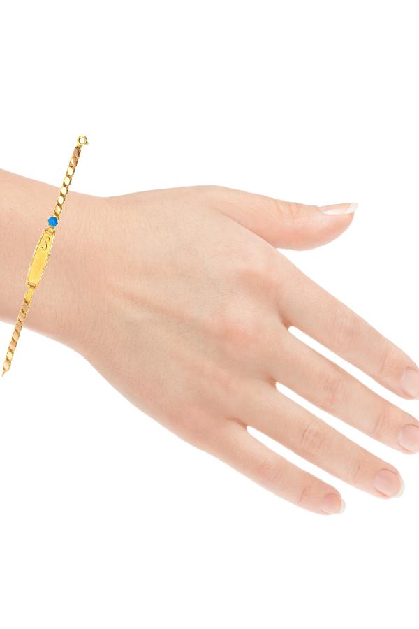Cigold Taşlı Çocuk Bileklik 14 Ayar Altın 1.92 Gr OA-C11203029247