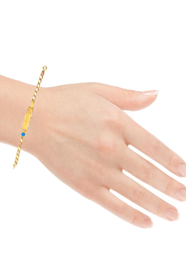 Cigold Taşlı Çocuk Bileklik 14 Ayar Altın 1.92 Gr OA-C11203029254
