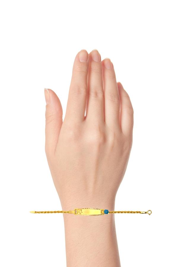Cigold Taşlı Çocuk Bileklik 14 Ayar Altın 2.00 Gr OA-C11303029267
