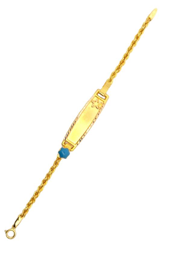 Cigold Taşlı Çocuk Bileklik 14 Ayar Altın 2.00 Gr OA-C11303029267