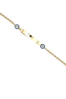 Cigold Taşlı Çocuk Bileklik 14 Ayar Altın 2.54 Gr OA-C11403029270