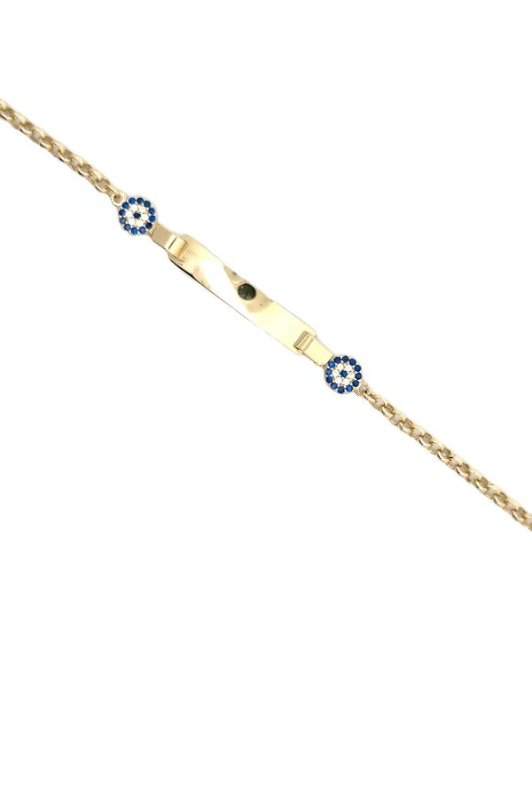 Cigold Taşlı Çocuk Bileklik 14 Ayar Altın 2.54 Gr OA-C11403029270