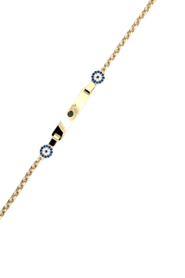 Cigold Taşlı Çocuk Bileklik 14 Ayar Altın 2.54 Gr OA-C11403029270