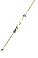 Cigold Taşlı Çocuk Bileklik 14 Ayar Altın 2.54 Gr OA-C11403029270