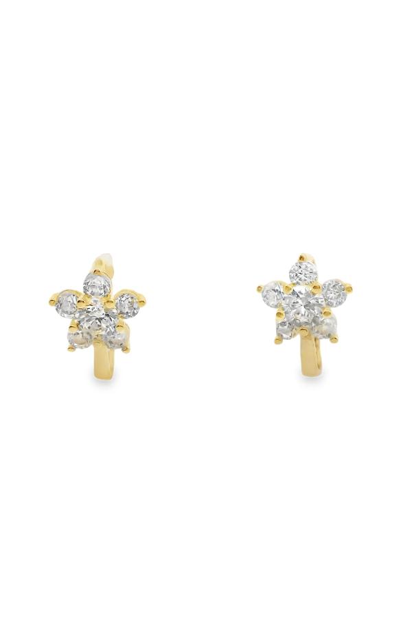Cigold Taşlı Çocuk Küpesi 14 Ayar Altın 1.32 Gr OA-C1TB03029272