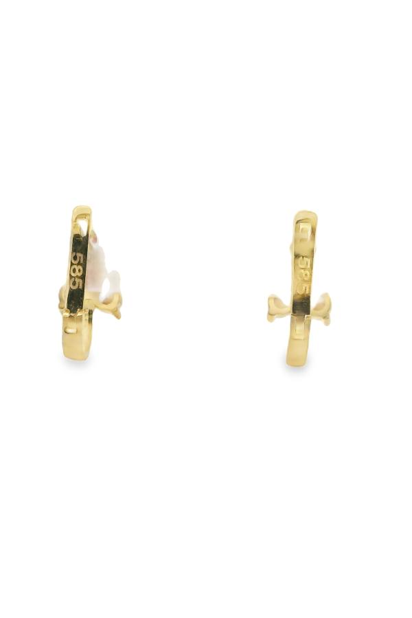 Cigold Taşlı Çocuk Küpesi 14 Ayar Altın 1.43 Gr OA-C1TB03029274