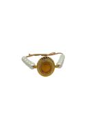 Cigold Taşlı İpli Çerçeve Çeyrek Altın Bileklik OA-K1BLK0000009376