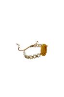 Cigold Taşlı İpli Çerçeve Çeyrek Altın Bileklik OA-K1BLK0000009385
