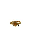 Cigold Taşlı İpli Çerçeve Çeyrek Altın Bileklik OA-K1BLK0000009397