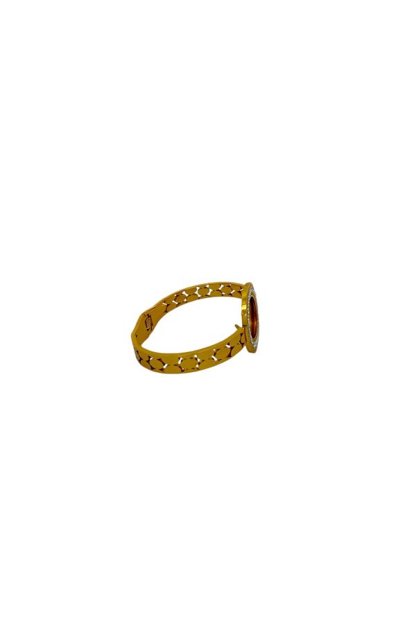 Cigold Taşlı İpli Çerçeve Çeyrek Altın Bileklik OA-K1BLK0000009397