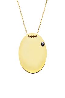 Cigold Taşlı Kolye 14 Ayar Altın 3.56 Gr OA-6569