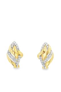 Cigold Taşlı Küpe 14 Ayar Altın 2.54 Gr OA-K1TB101029409