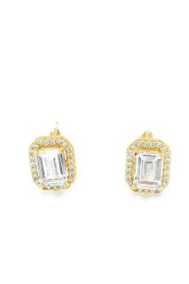 Cigold Taşlı Küpe 14 Ayar Altın 2.65 Gr OA-K1TB101029411