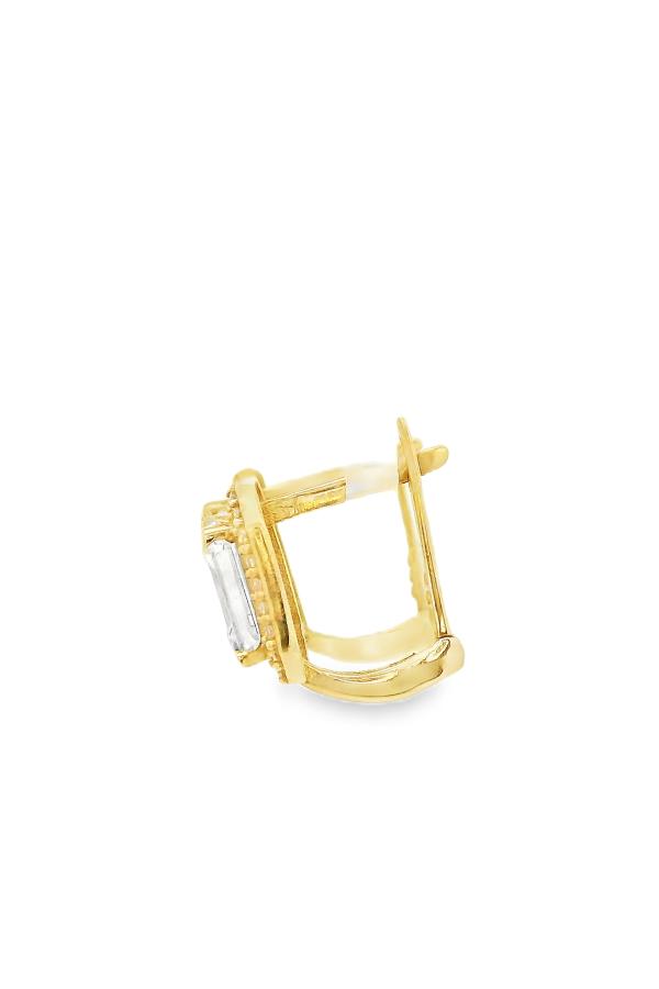 Cigold Taşlı Küpe 14 Ayar Altın 2.65 Gr OA-K1TB101029411