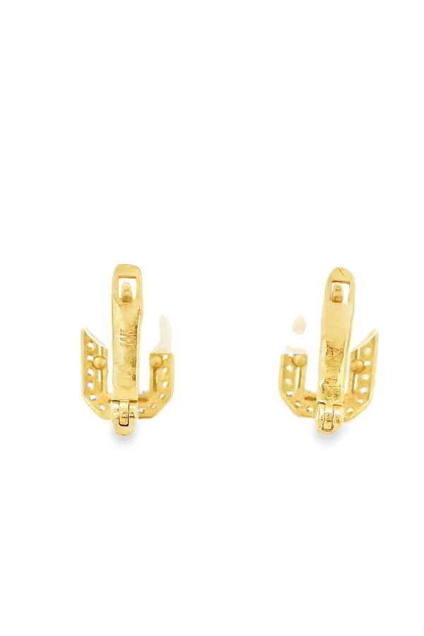 Cigold Taşlı Küpe 14 Ayar Altın 2.65 Gr OA-K1TB101029411