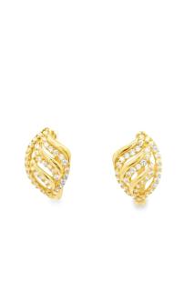 Cigold Taşlı Küpe 14 Ayar Altın 2.78 Gr OA-K1TB101029406